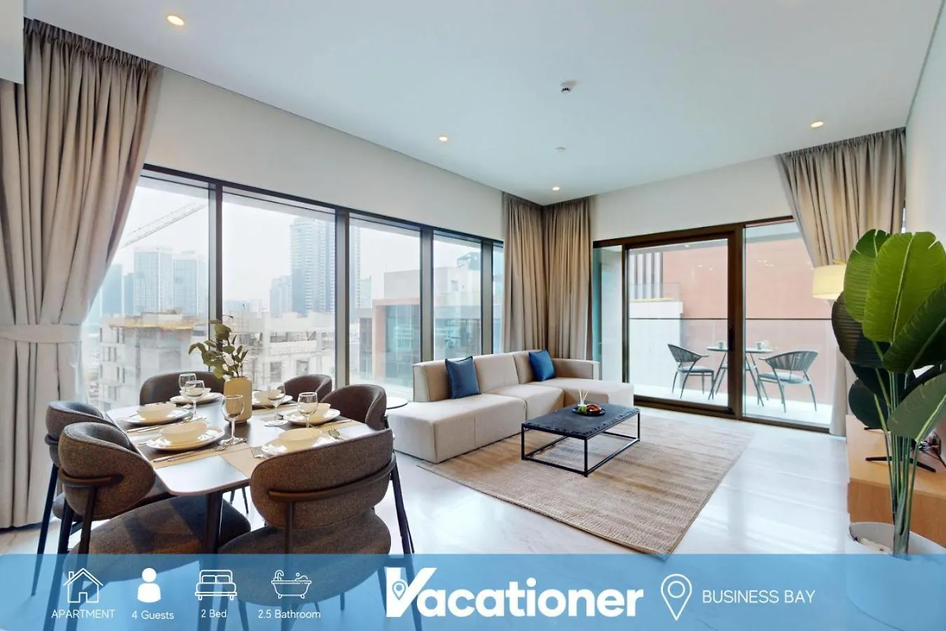 Peninsula - Modern Two Bedroom In Business Bay Dubai